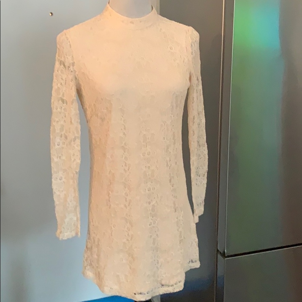 Lace mini dress